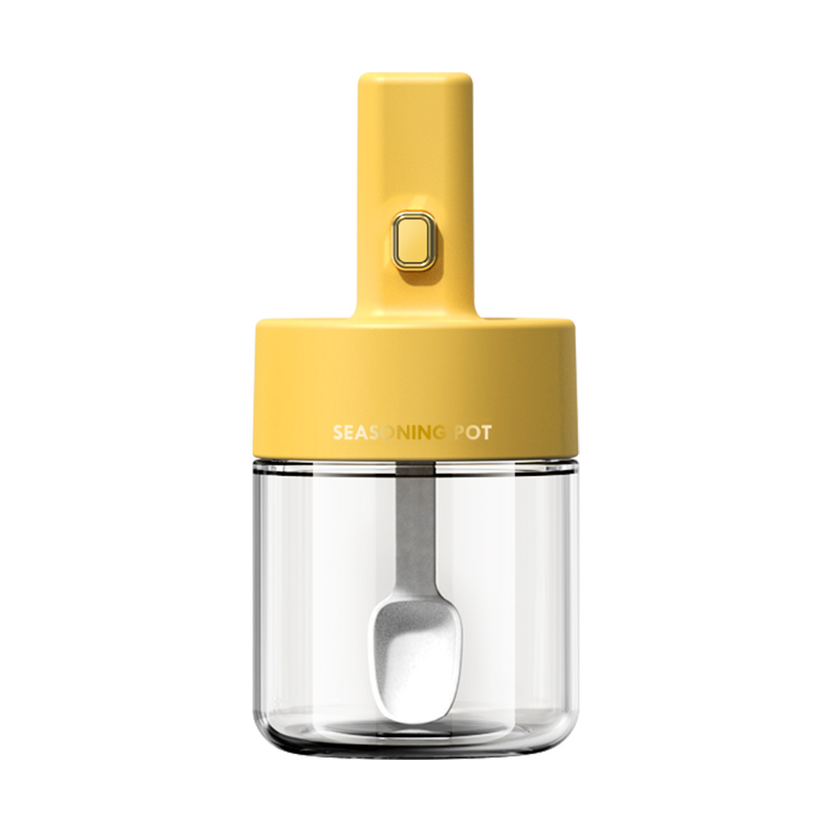 Vidrio directo de fábrica tarro de condimento retráctil cuchara condimento caja condimento botella condimento tarro condimento botella al por mayor