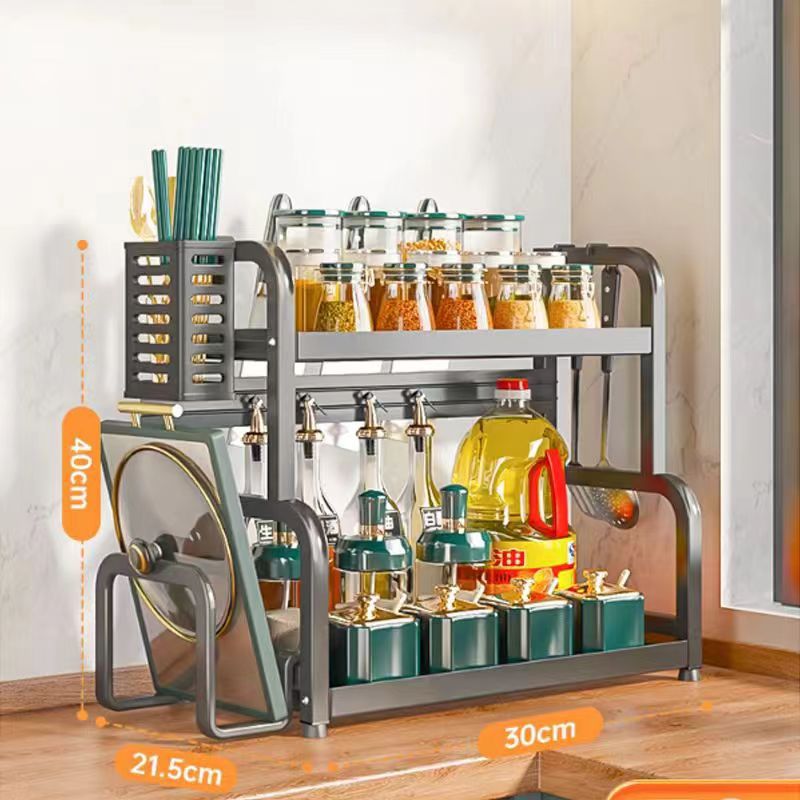 Ash-Double Length 30 Send 4 Hook Chopping Board Rack Chopsticks Cage Knife Rack