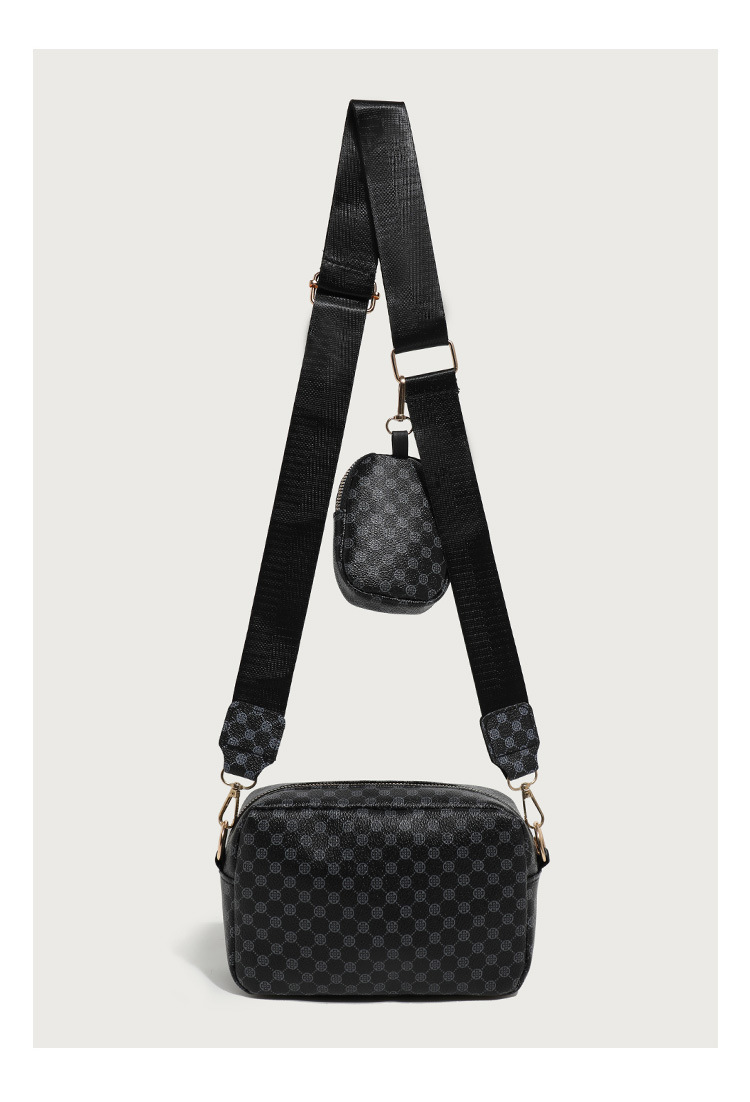 293g Weight Polyester Lining Material Zipper Closure Type Single Shoulder Strap Strap Type Square Bag Bags Type Daily Occasion PU Material Women's Backpack Backpack Argyle Pattern All Seasons Season Women's Gender Basic Style Square Shape Women's PU Argyle Basic Square Zipper Square Bag 11