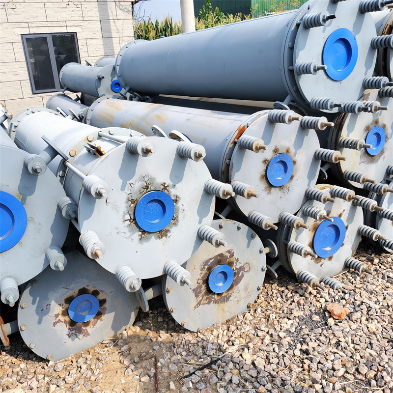 二手石墨换热器 工业用管式换热设备 150平方米冷凝器