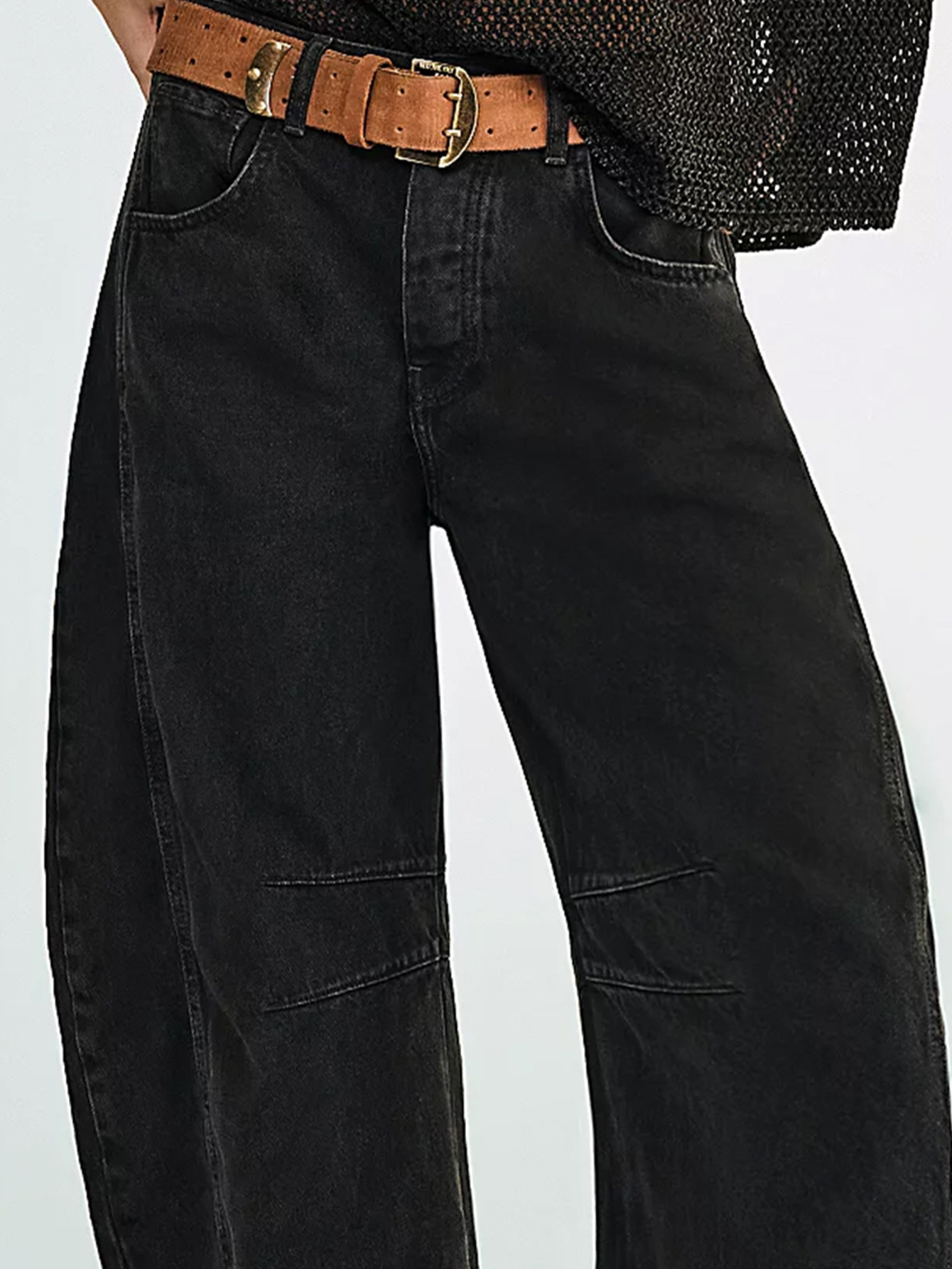 2023 New Cross-Border European And American Hot-Selling Fashion Casual Wide-Leg Loose Jeans For Women Mid-Low Waist_ecoleips.com
