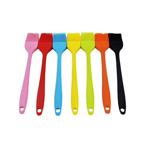 Manufacturer's silicone barbecue brush, small integrated silicone oil brush, street stall cooking brush