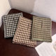 2024 New South Korea Small Houndstooth Scarf Women's Japanese Knitted Cross Artistic Lazy Warm Student Neck for Men
