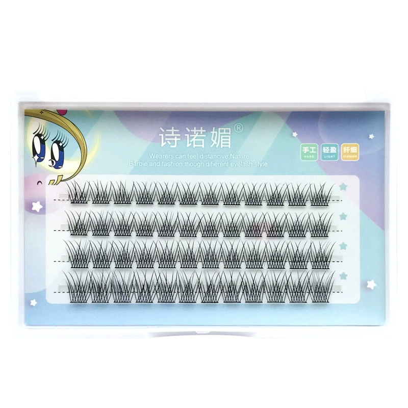 Мягкие свежие наlashes для наращивания, отдельные пучки ресниц
