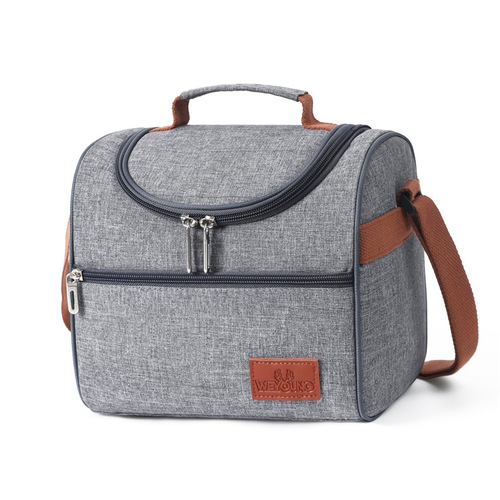 New wholesale lunch bag portable shoulder lunch bag for children thickened aluminum foil lunch box bag small thermal bag