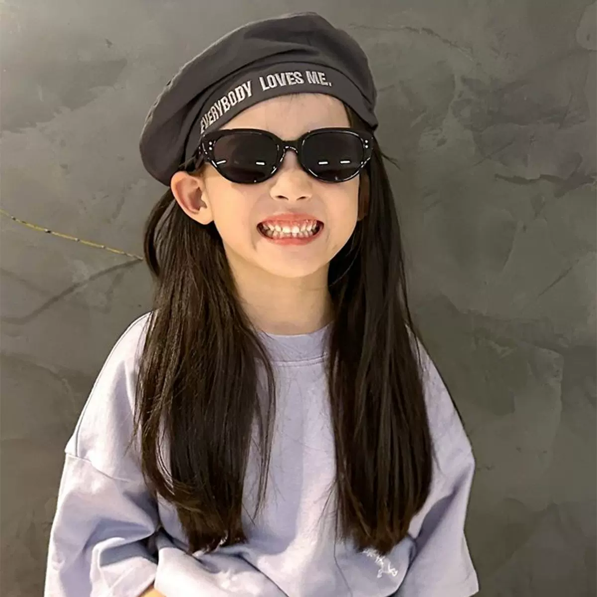 2023新款复古欧美风日常出行防紫外线百搭男童女童太阳镜儿童款