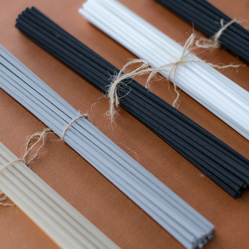 Heshun wholesale fireless aromatherapy stick 3/4/5/6mm aromatherapy rattan cotton core diffuser hotel deodorant aromatherapy stick