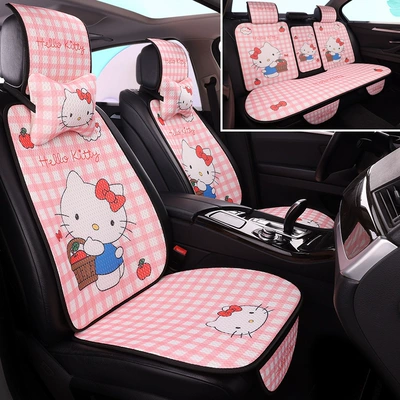 Wholesale Sanrio Honeycomb Breathable Mesh Cartoon Four-Season Seat Cushions for Amazon, Douyin, Kuaishou and Other Major Platforms, Cute (Four Seasons Pad) - hello-kitty-pink-plaid-three-piece-set-see-details