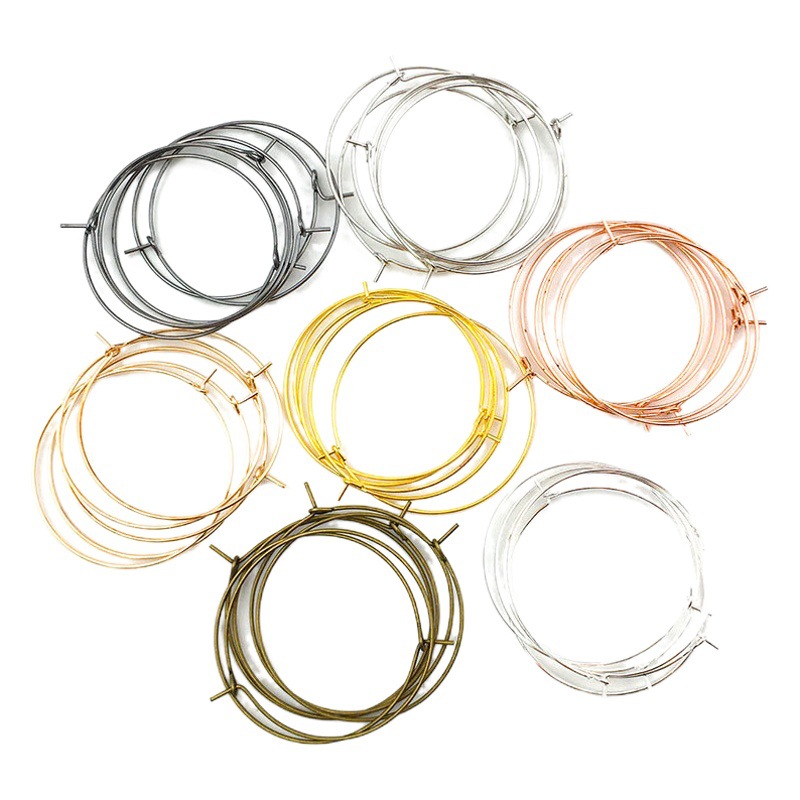 1 con cuentas pendientes de nueve palabras pendientes de 9 palabras accesorios joyas de bricolaje pendientes redondos coreanos hechos a mano material de joyería