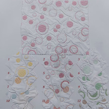 2026新款3D立体压花泡泡面料时装连衣裙童装饰品箱包复合压皱布料