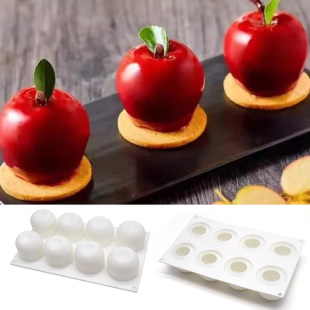 Apple Mousse Silicone Cake Mold Fruit Silicone Cake DIY Baking Utensils Kitchenware