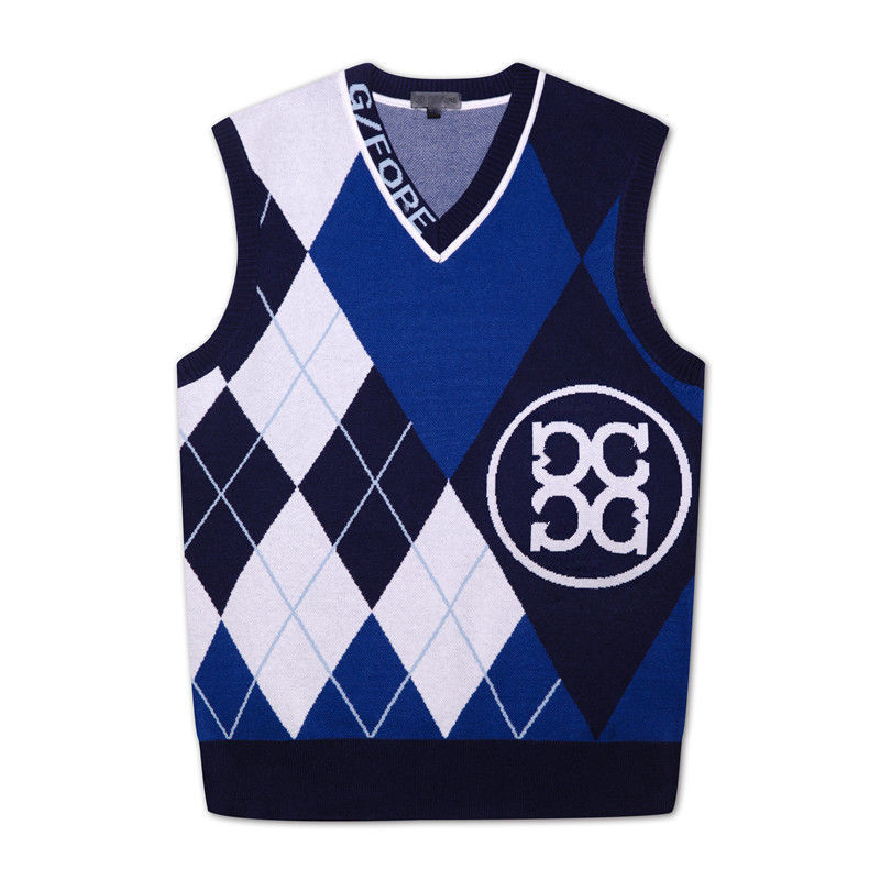 Spring and Autumn New Golf Clothing Men's Knitted Sweater Warm Outdoor Sports Korean Style Fashion Vest Spring and Autumn New Golf Clothing Men's Knitted Sweater Warm Outdoor Sports Korean Style Fashion Vest