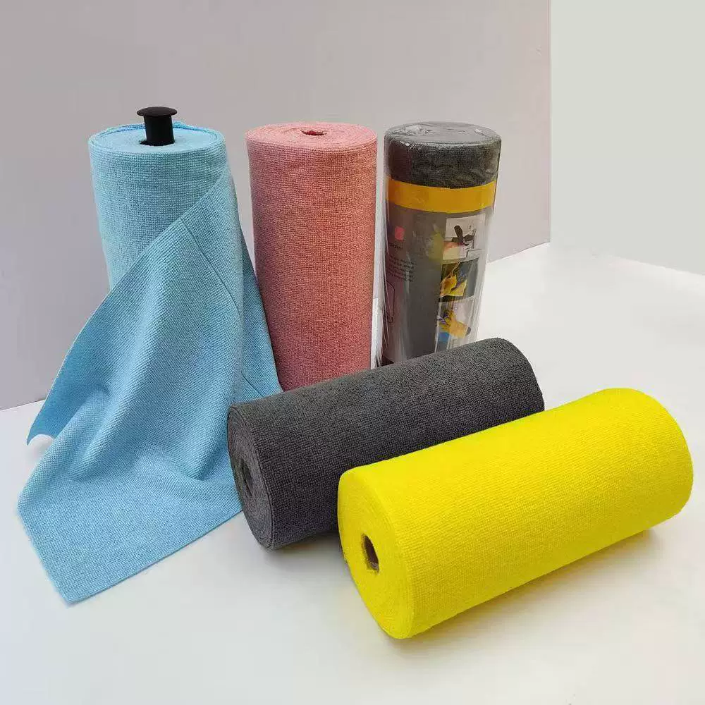 Отрывное полотенце, ультразвуковое полотенце с горячими краями, отрывное полотенце для мытья и протирки автомобиля, отрывная тряпка для чистки в рулоне.