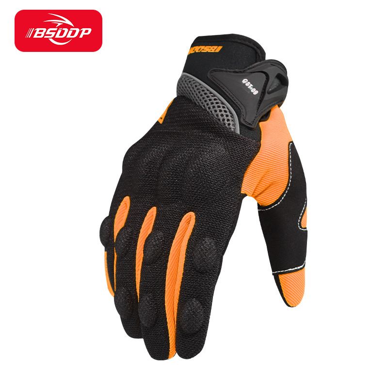 Venta al por mayor guantes de montar en motocicleta para hombre antideslizante motocicleta todoterreno Cuatro estaciones al aire libre montañismo guantes tácticos pantalla táctil transfronteriza