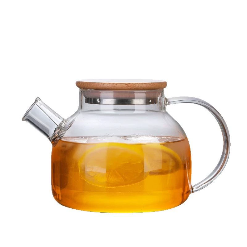 Filter, capacious glass teapot