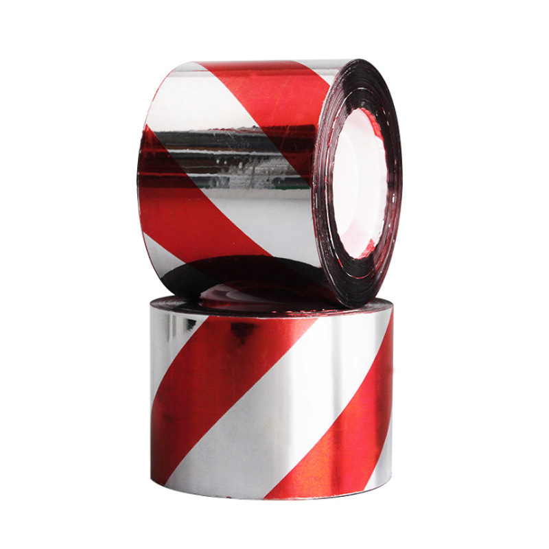 Aislamiento de campo seco Orchard pájaro repelente cinta reflectante pájaro repelente advertencia láser cinta reflectante soporte