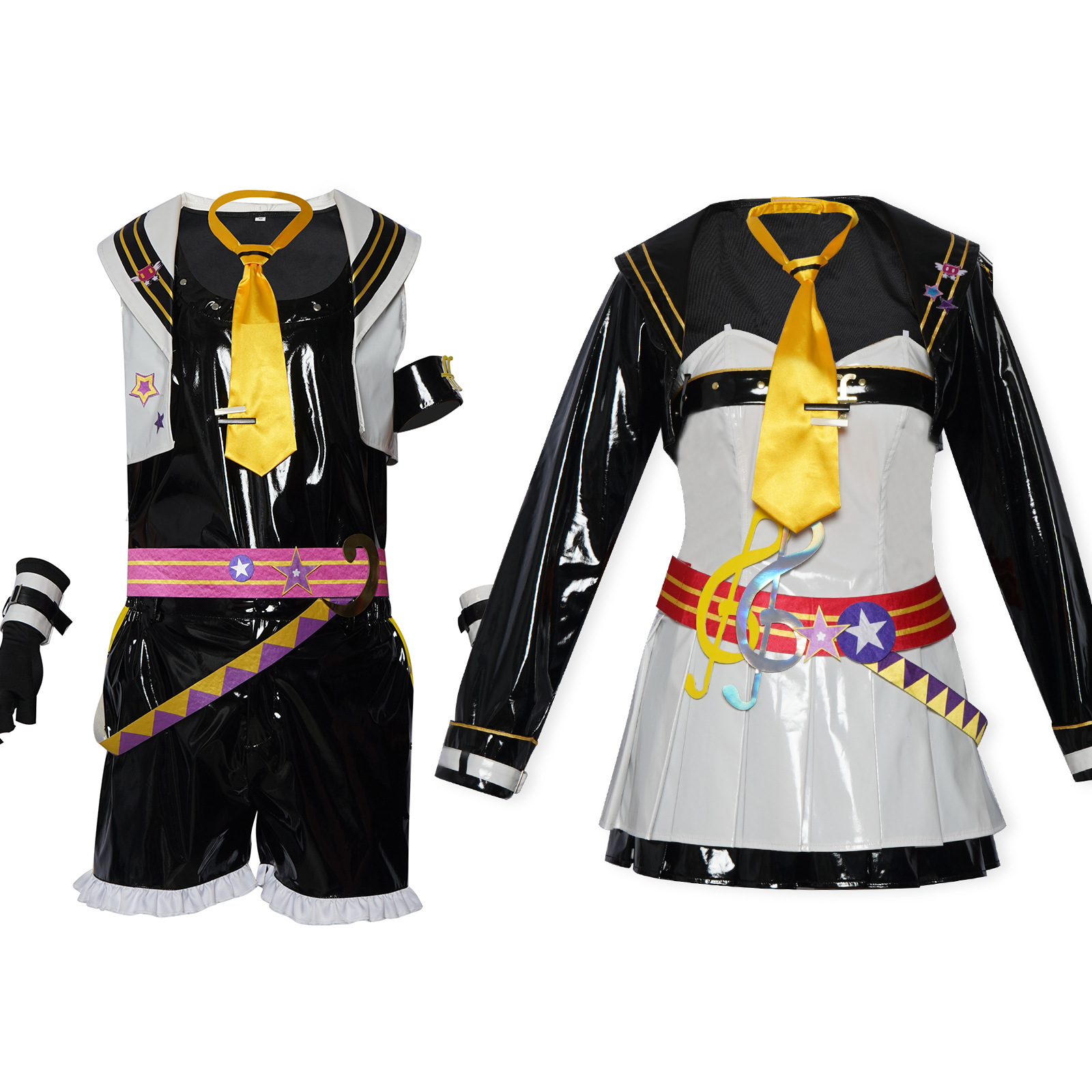 喵斯聯動鏡音雙子鈴連cos服喵斯快跑聯動鏡音鈴全套cosplay服裝