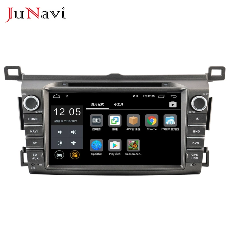 Подходит для Toyota RAV4 Rongfang — автомобильный DVD-плеер с навигацией, Bluetooth, MP5, HD LCD, двухфункциональное устройство