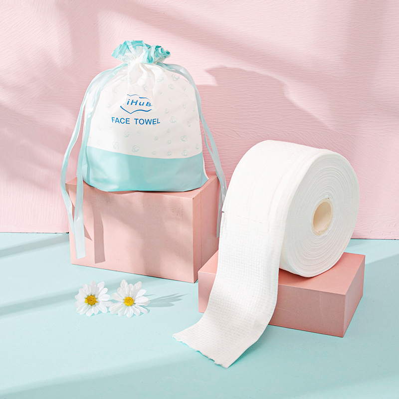 curly double-sided wet wipes for face washing