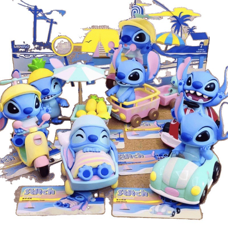 Stitch Changyou Blind Box Star Baby Stitch Muñeca de mano Adornos de escritorio Juguetes para niños Regalos Edición nacional