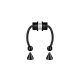 Non-perforated magnet nose ring cross-border non-perforated magnetic pseudo-nose nail nose clip nose hoop stainless steel nose ring wholesale