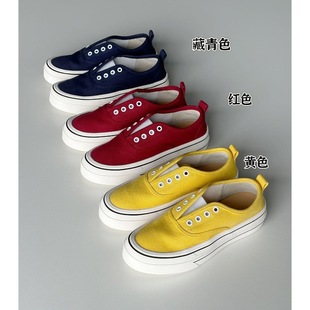 Foreign Trade Thick-Soled Canvas Shoes for Women Summer 2025 New Korean Style Versatile Heightening Lightweight Fashion Shoes