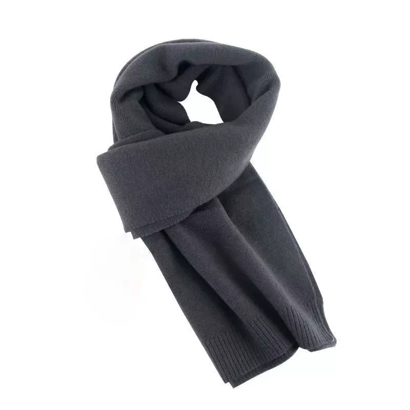 2024 осень новая корейская версия дикая мода нишевые шарфы зимой теплый подарок на день рождения сплошной цвет нагрудник