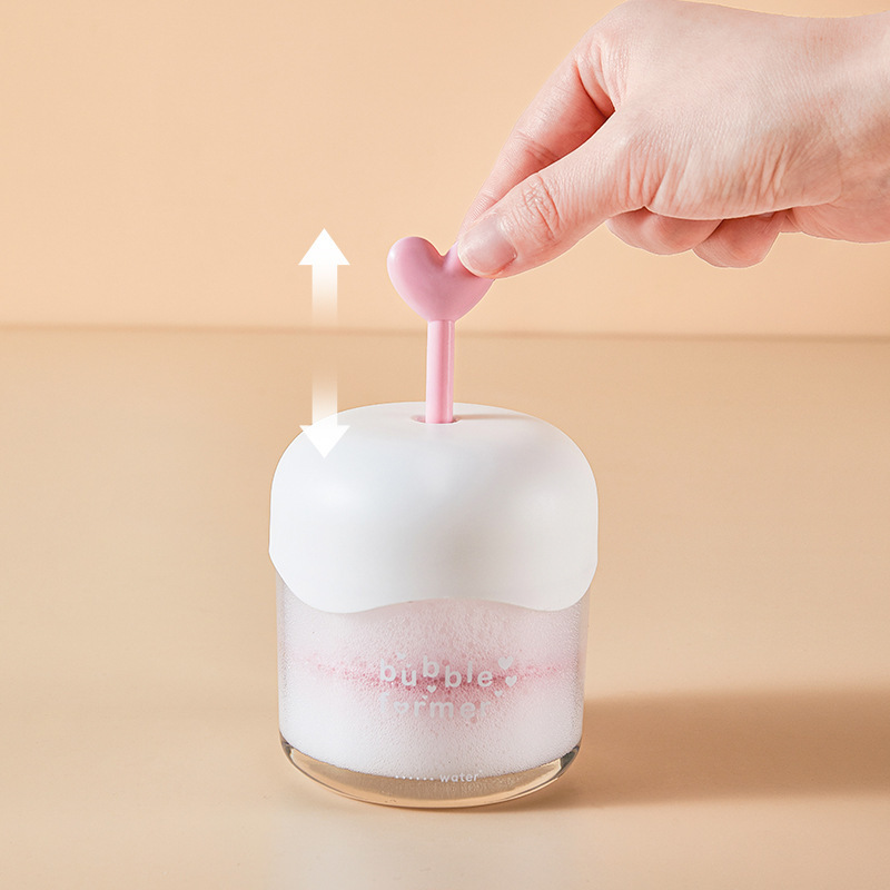 泡立て器洗顔料専用プッシュ式シャンプー入浴剤透明愛泡立て器クロスボーダーメーカー卸売り|undefined