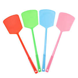 苍蝇拍塑料加厚长柄灭蚊虫拍 夏季网面家用苍蝇拍大号长柄蚊子拍1