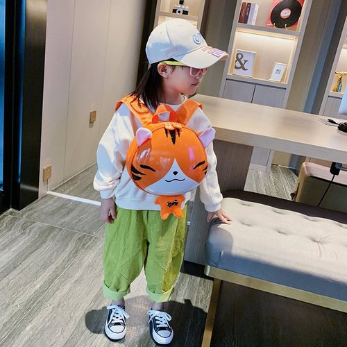 Kindergarten small school bag  new cute cartoon frog small backpack ins Internet celebrity baby 2-7 years old backpack