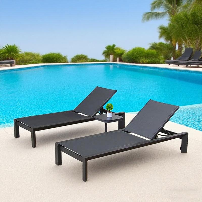 Silla de piscina al aire libre a prueba de agua al aire libre protección solar hotel villa patio jardín al aire libre silla de playa