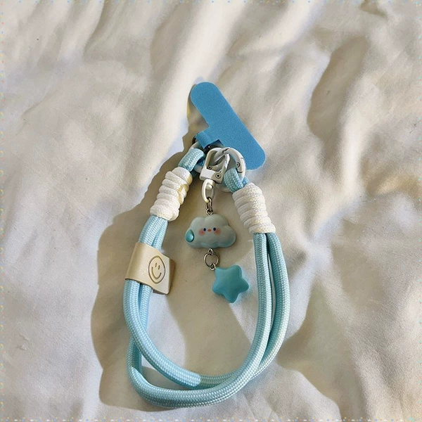 Blue Wordy Cloud Duo Xing +653 Sign+Sky Blue Small Piece