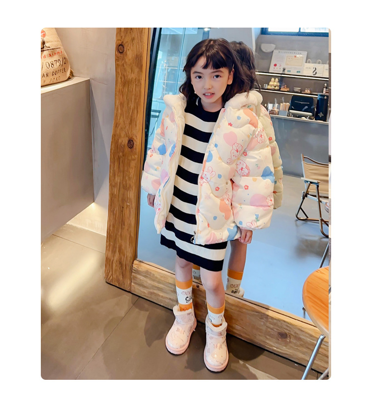 Simpatiche scarpe di cotone da ragazza 2023 nuovi stivali invernali di cotone morbidi e spessi isolanti, antiscivolo, stivali da neve per ragazzi,_voghion.com