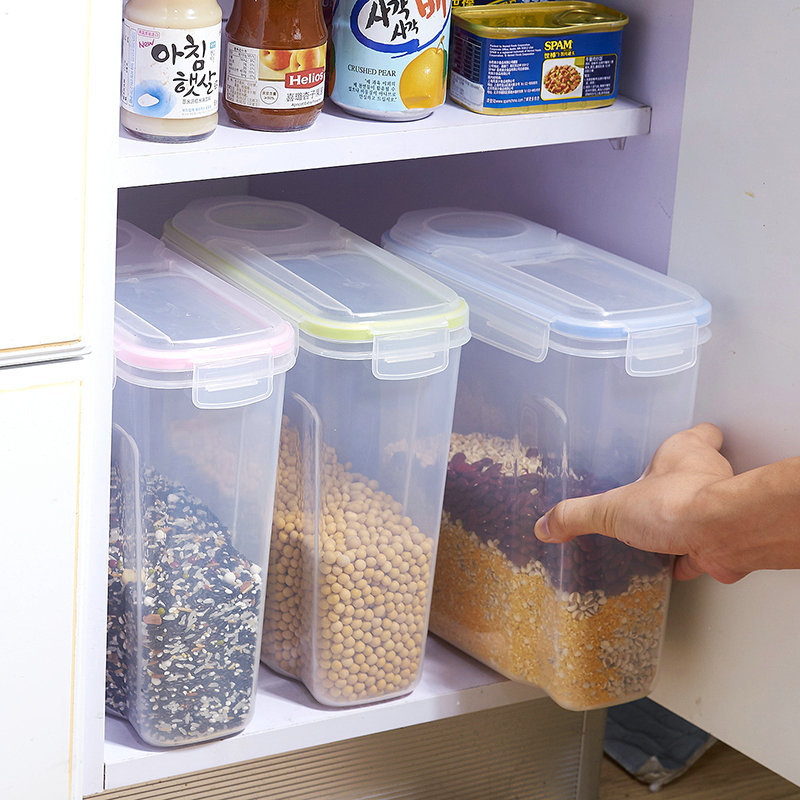 Sealed Jar Plastic Food Storage Jar Storage Jar Storage Jar Grain Coarse Grain Kitchen Snacks Refrigerator Storage Box