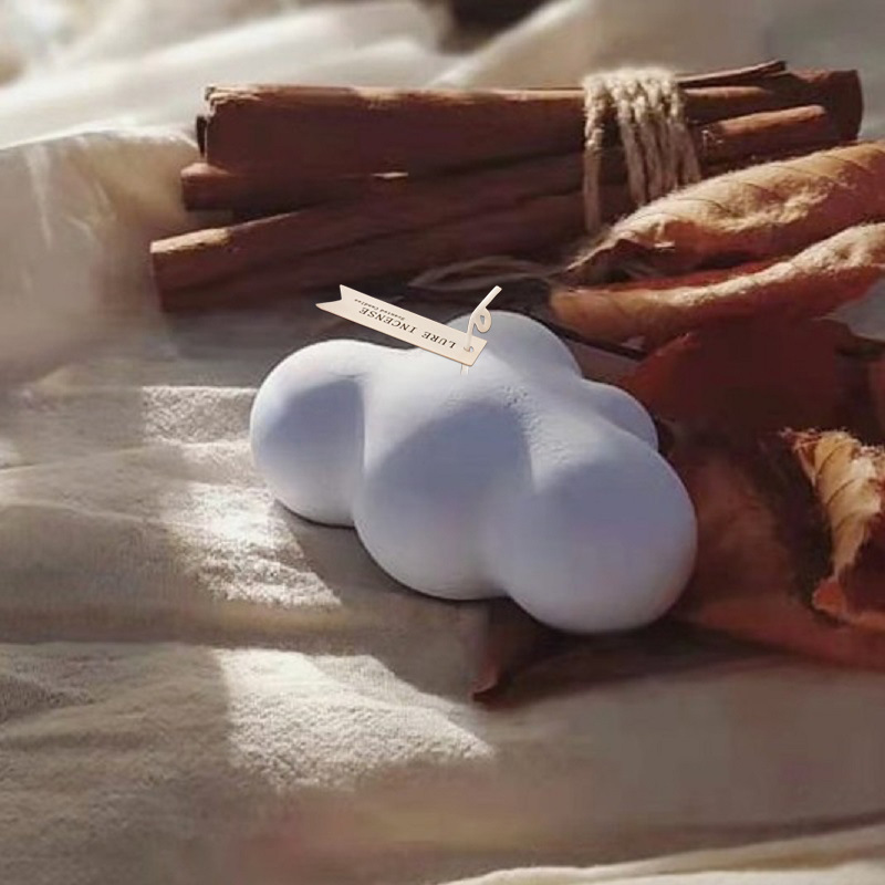 三信 雲朵香薰蠟燭硅膠模具DIY手工皂ins風擴香石香皂石膏磨具