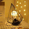 LED Scandinavian nail decoration, night light, decorations, creative table lamp, Nordic style, wrought iron, wholesale