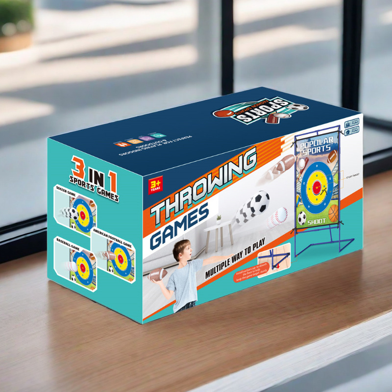 Cross-border supply source Ball Throwing Training Target Toy Spring Outdoor Children's Sports Toy Gift Set