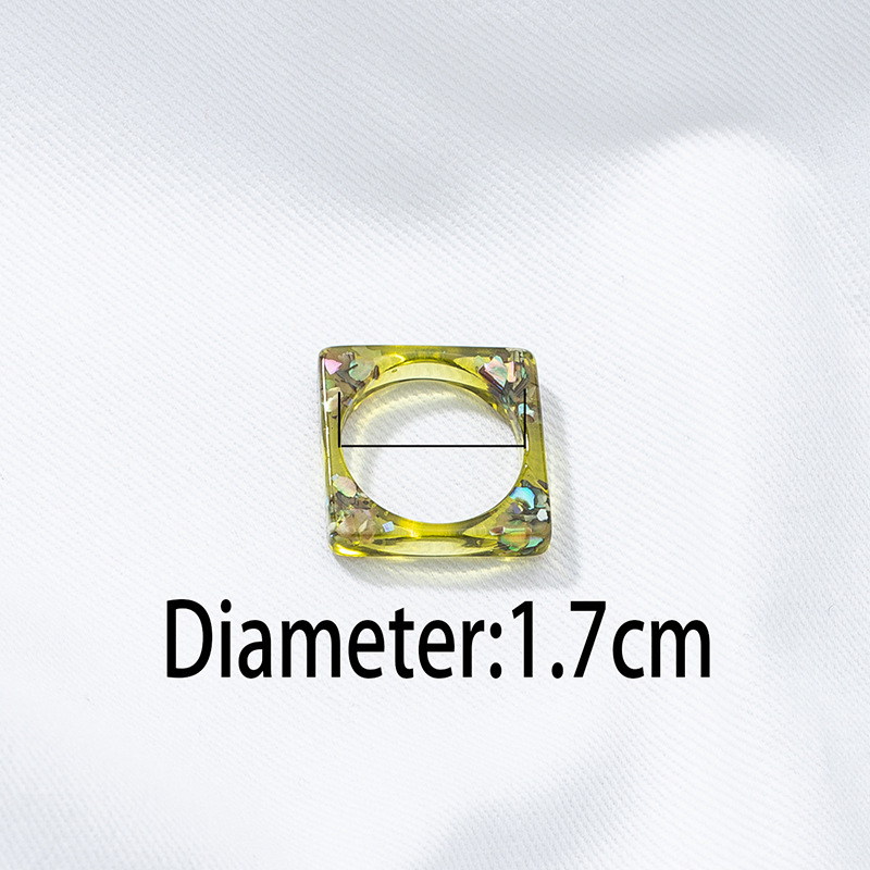 2021 European and American Popular New Accessories Wholesale 1 Resin Shell Ring Retro Ring Rings
