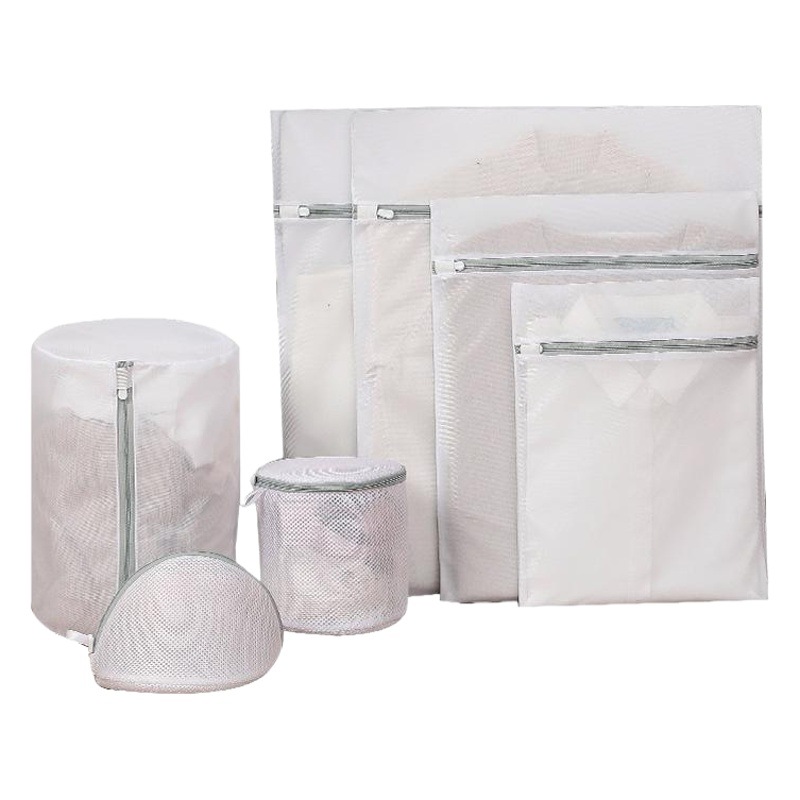 Andeya-bolsa de lavandería gruesa de 70g, bolsa de malla gruesa y fina, lavadora, ropa para el hogar, ropa íntima, bolsa de lavado para sujetador, venta al por mayor