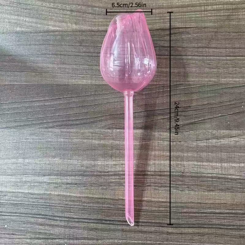 仿玻璃小鸟自动浇花器懒人浇水器旅行滴水器懒人浇水器圆形浇花器|undefined