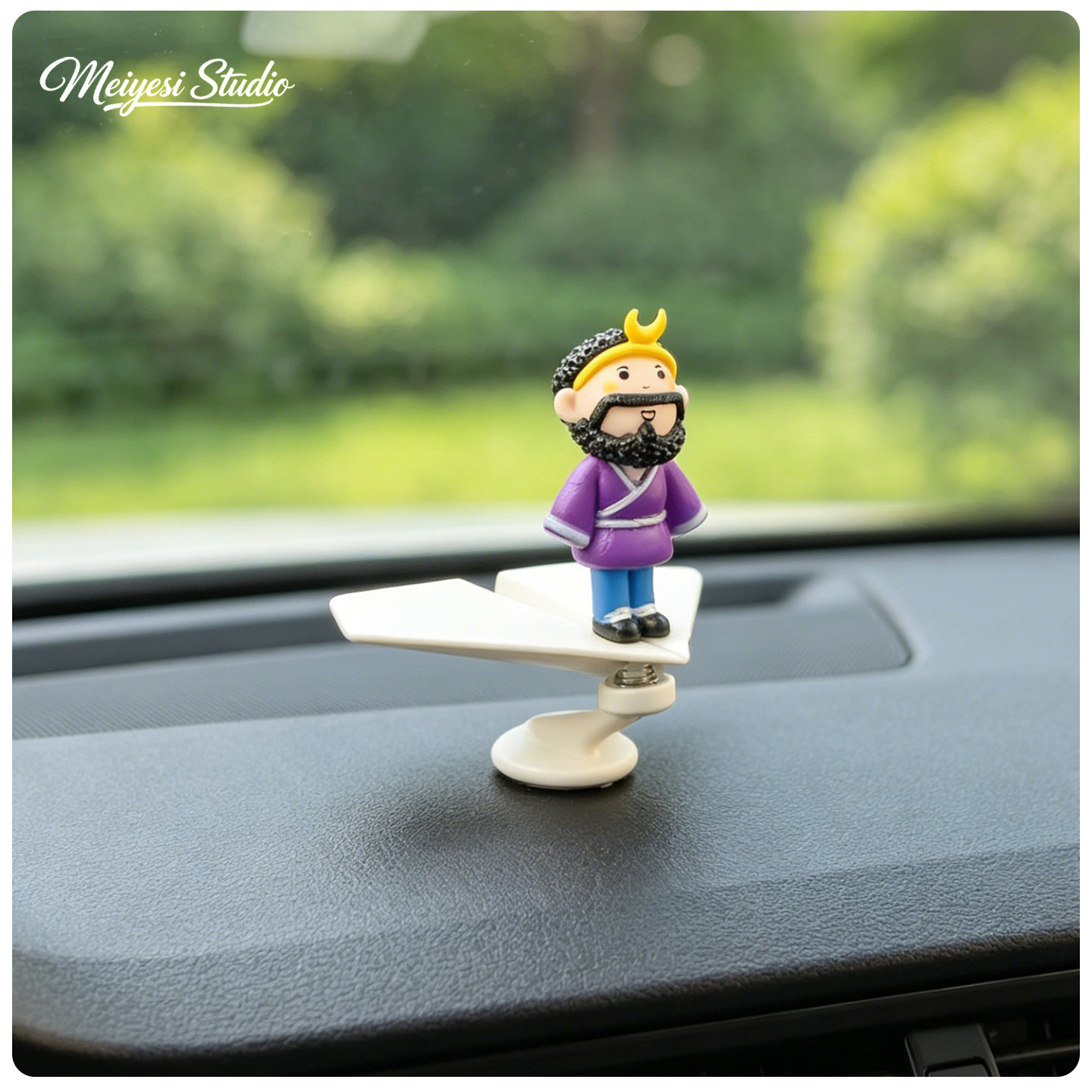 Crayón nuevo avión giratorio 2026 nuevo automóvil adorable joyería de dibujos animados decoración de curación descompresión