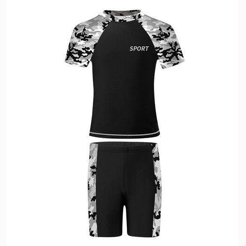 Children's swimsuit boy split boy swimsuit middle and large teenager summer  new five-point swimming trunks suit