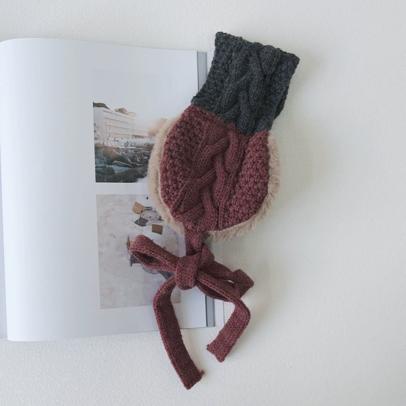 Windproof headband, keep warm scarf with pigtail, headphones, wholesale