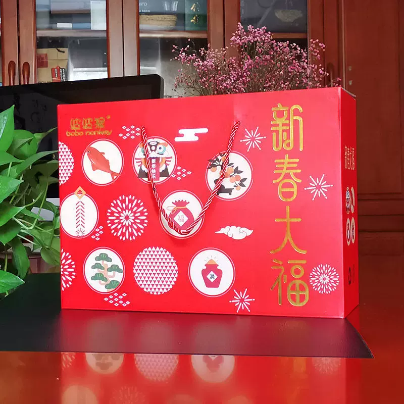 坚果礼盒大礼包 年货干果特产休闲零食一整箱装过年送礼跨境工厂