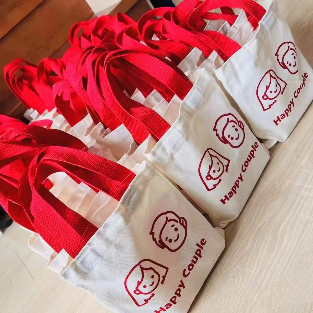 加厚帆布袋结婚伴手礼糖果喜糖包装袋婚礼礼品袋小布袋小红书推荐
