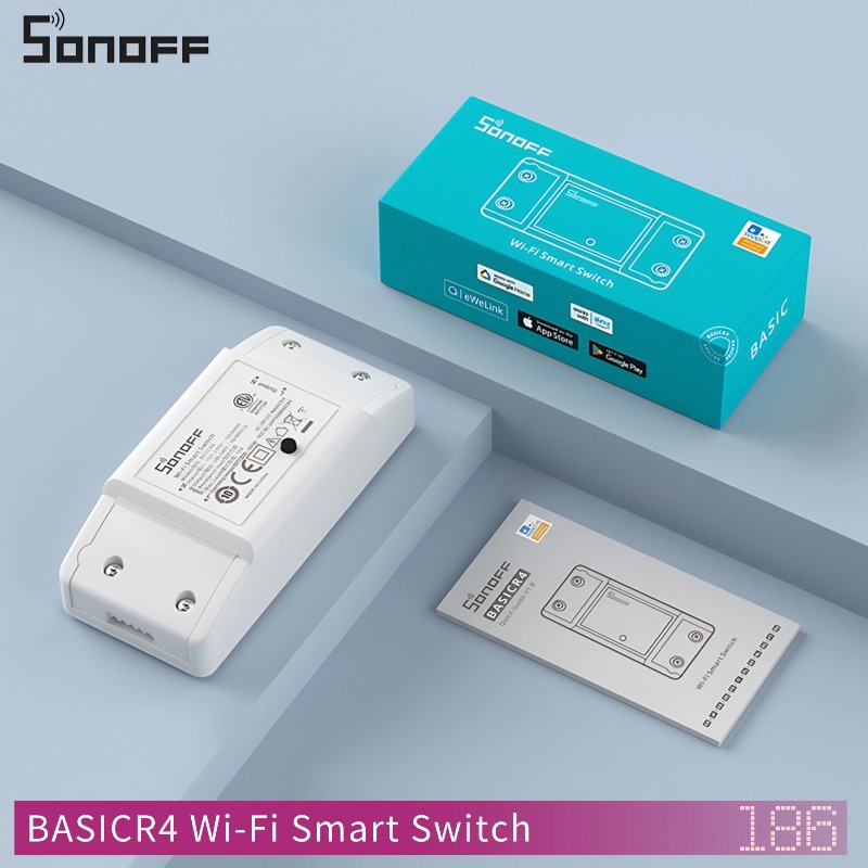 Sonoff ESP32 BasicR4 Wifi smart switch remote smart home modification circuit breaker