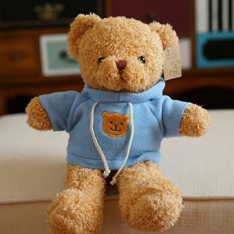 Oso de peluche vestido Oso de peluche muñeca Oso de trapo abrazo Panda juguetes de peluche regalos fabricantes al por mayor