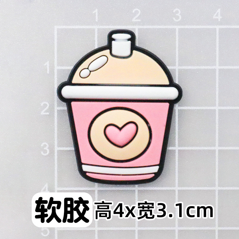 イチゴ猫ヘッドフォン犬 PVC 接着剤アクセサリーパッチ diy 携帯電話ケースアクセサリー材料 ipad 下駄スリッパパッチ|undefined