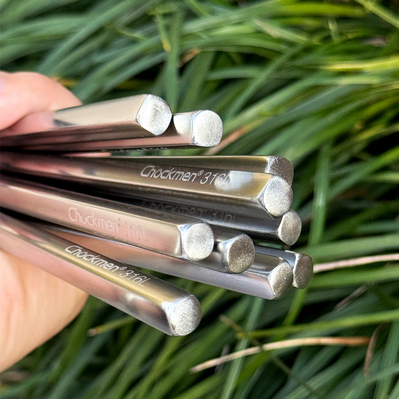 Chockmen Zhuo Deming 316L acero inoxidable pulido antideslizante palillos de alimentación palillos para adultos