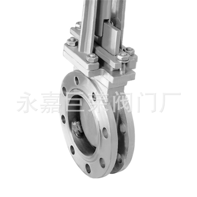 PZ673X-10C 软密封刀闸阀 气动插板阀 对夹式闸板阀加厚阀体